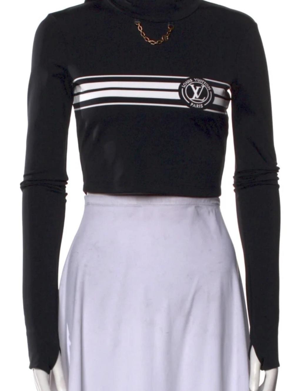 Louis Vuitton 2023 Mock Neck Crop Top